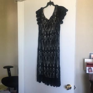 Black cocktail dress